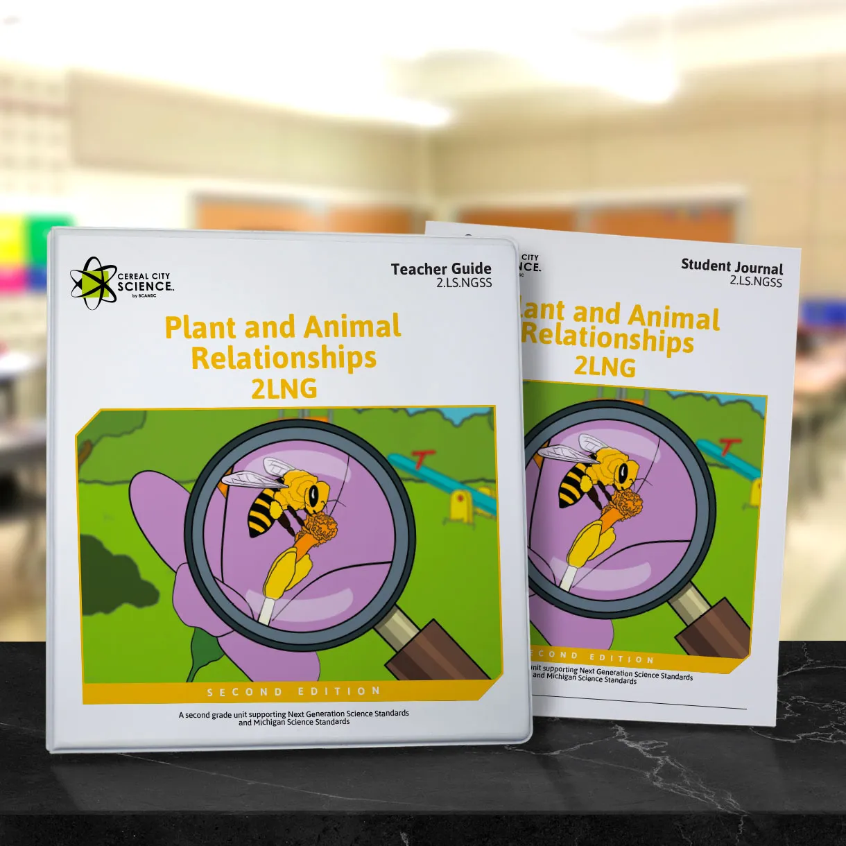 Photo of 2LNG Teacher Guide and Student Journal.