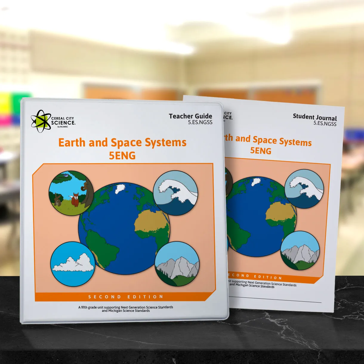 Photo of 5ENG Teacher Guide and Student Journal.